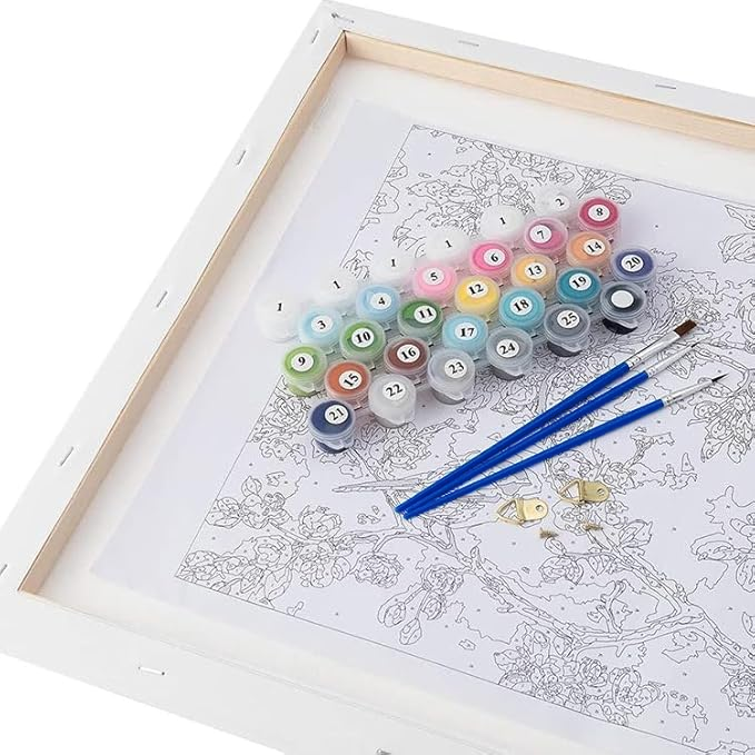 Pearl Hydrangea -Flowers-Paint By Numbers Kit