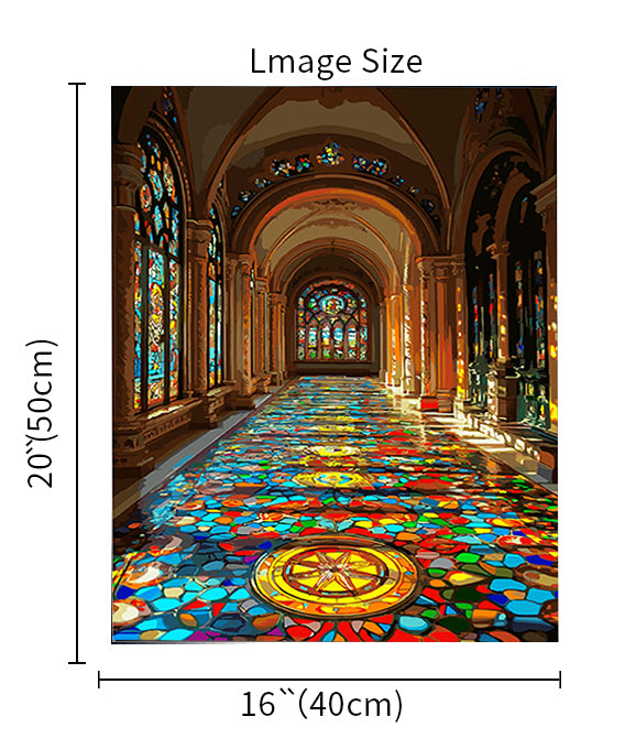 Colored Window-Best-selling series-Paint By Numbers Kit