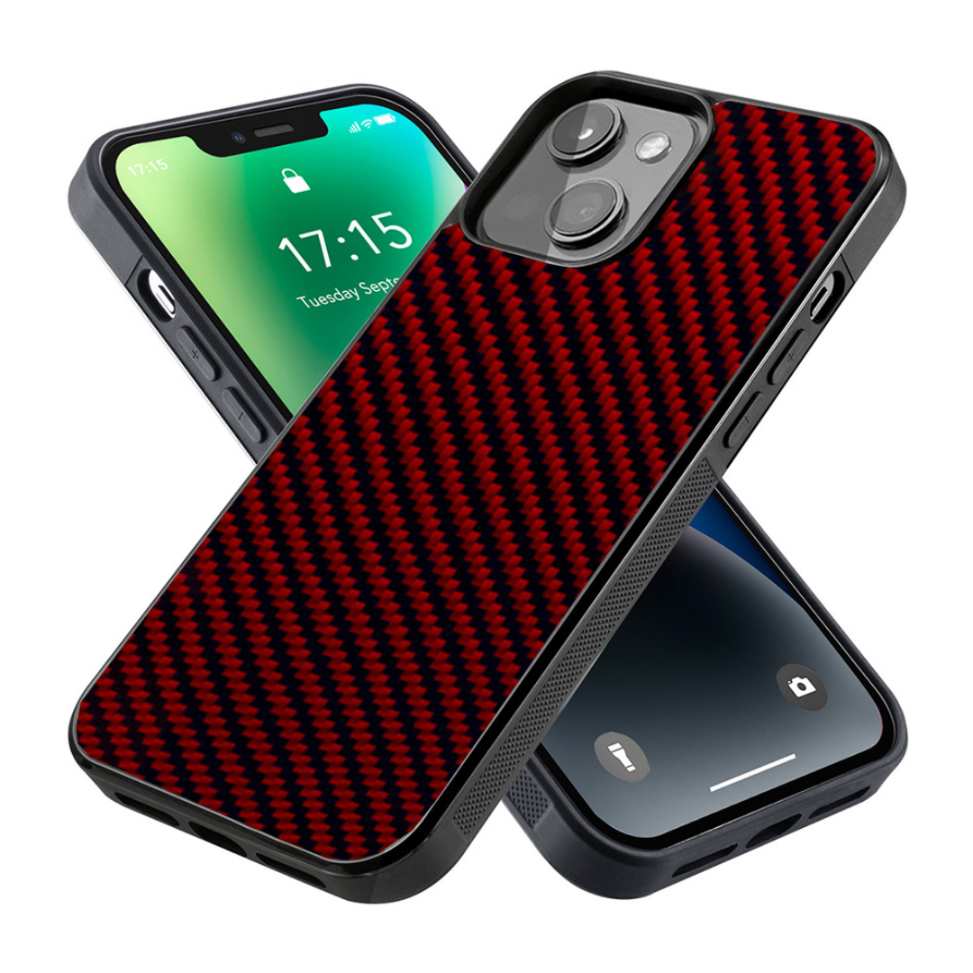 Real Red Classic Carbon Fiber Phone Case | iPhone | MAGSAFE