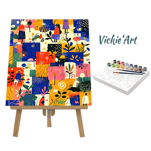 Abstract-AbstractPaint By Numbers Kit